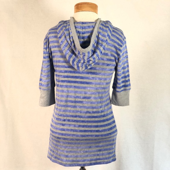 Calvin Klein Women’s Ombré Striped Hoodie L fits M - Picture 5 of 12